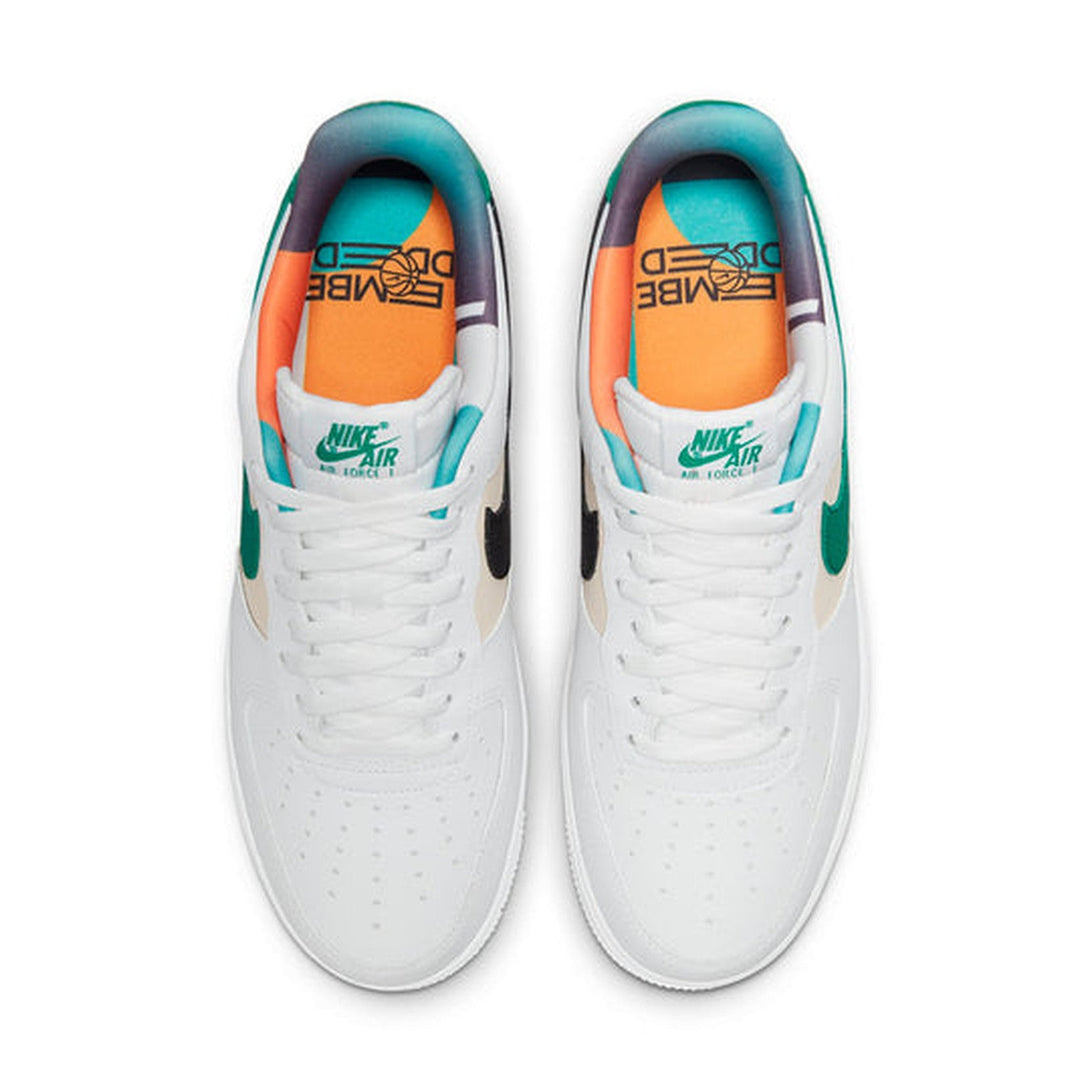 Nike Air Force 1 Low '07 LV8 EMB 'White Malachite'- Streetwear Fashion - evapacs.com