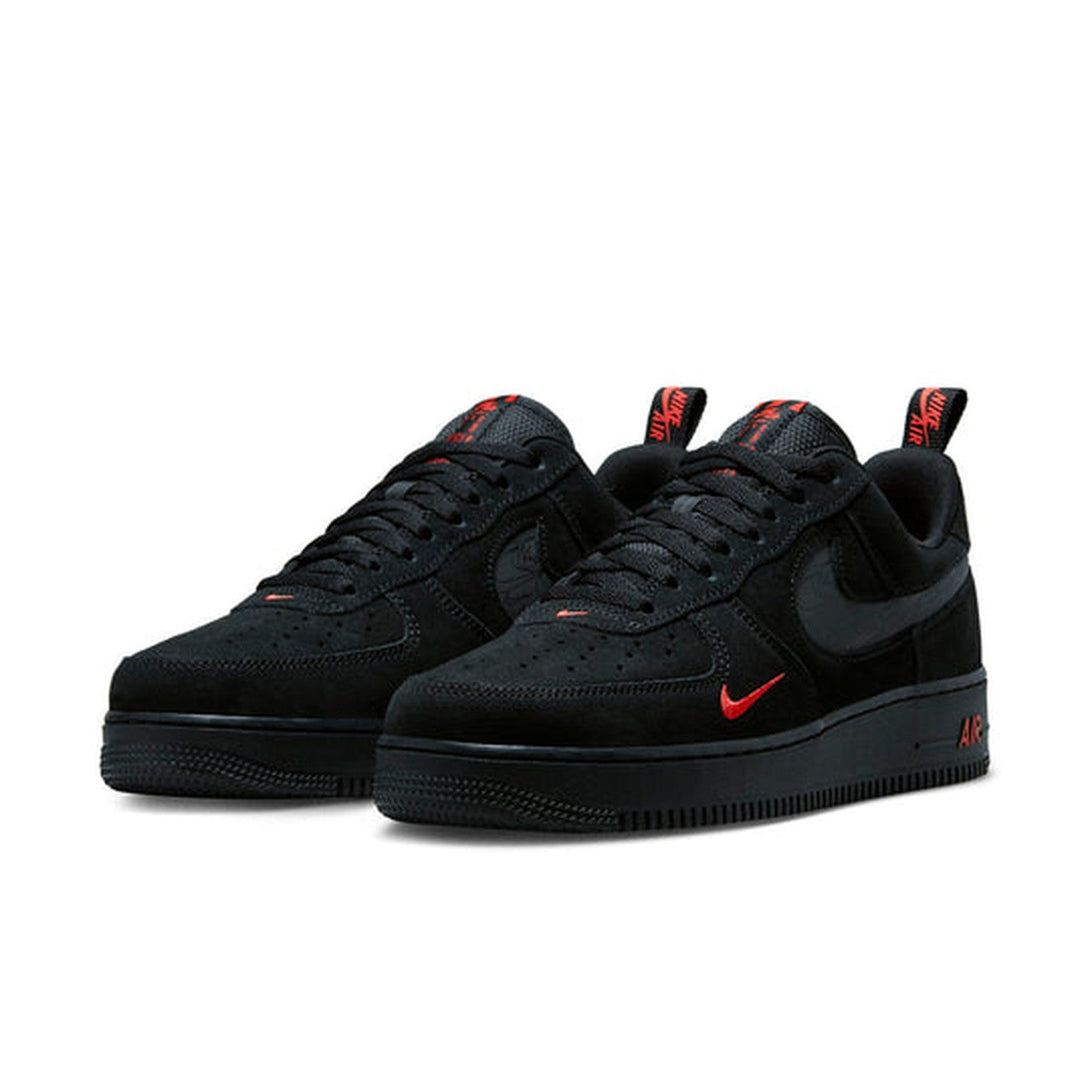 Nike Air Force 1 Low '07 LV8 'Multi-Swoosh Black Crimson'- Streetwear Fashion - evapacs.com