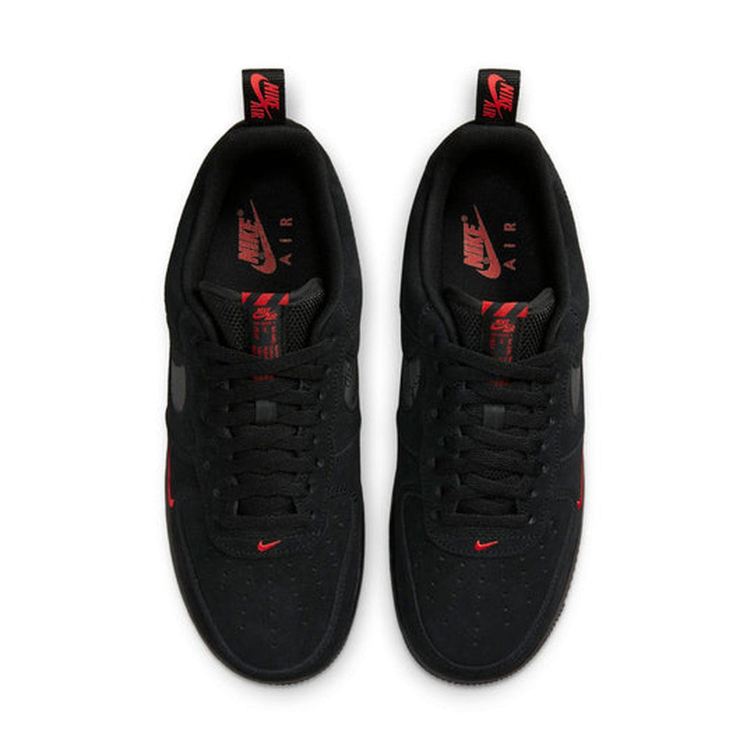 Nike Air Force 1 Low '07 LV8 'Multi-Swoosh Black Crimson'- Streetwear Fashion - evapacs.com