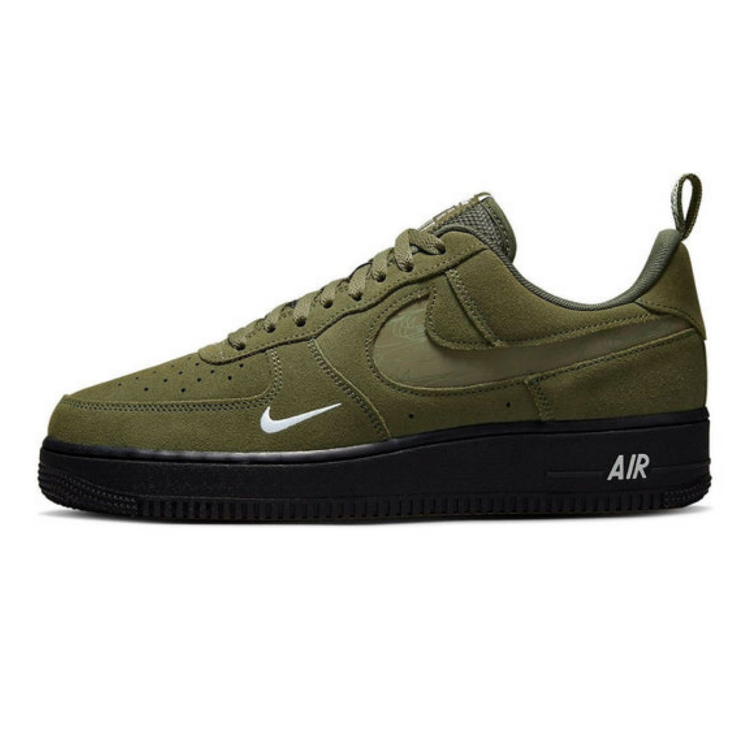 Nike Air Force 1 Low '07 LV8 'Reflective Swoosh - Cargo Khaki'- Streetwear Fashion - evapacs.com