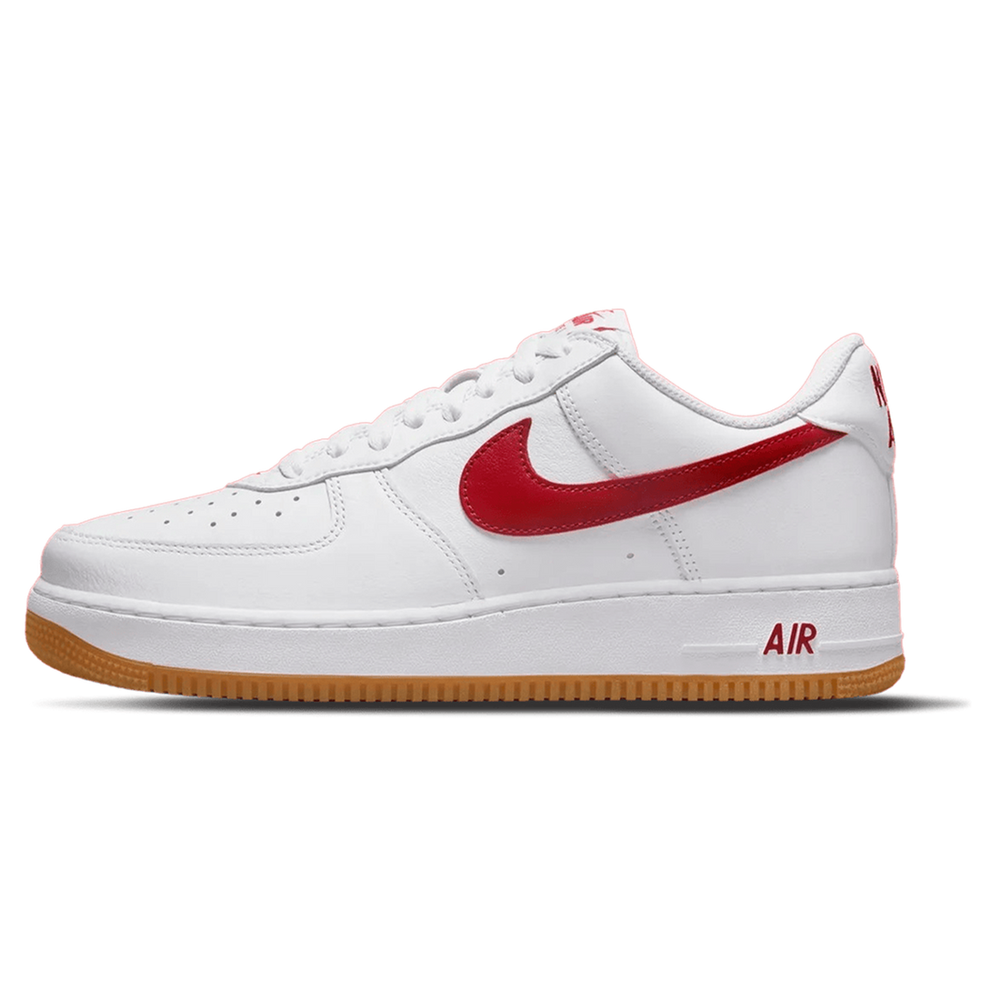 Nike Air Force 1 Low 'Colour of the Month - White University Red'- Streetwear Fashion - evapacs.com