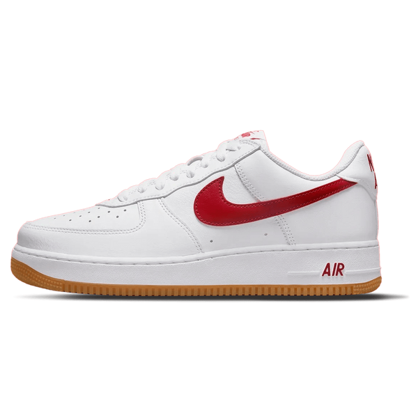 Nike Air Force 1 Low 'Colour of the Month - White University Red'- Streetwear Fashion - evapacs.com