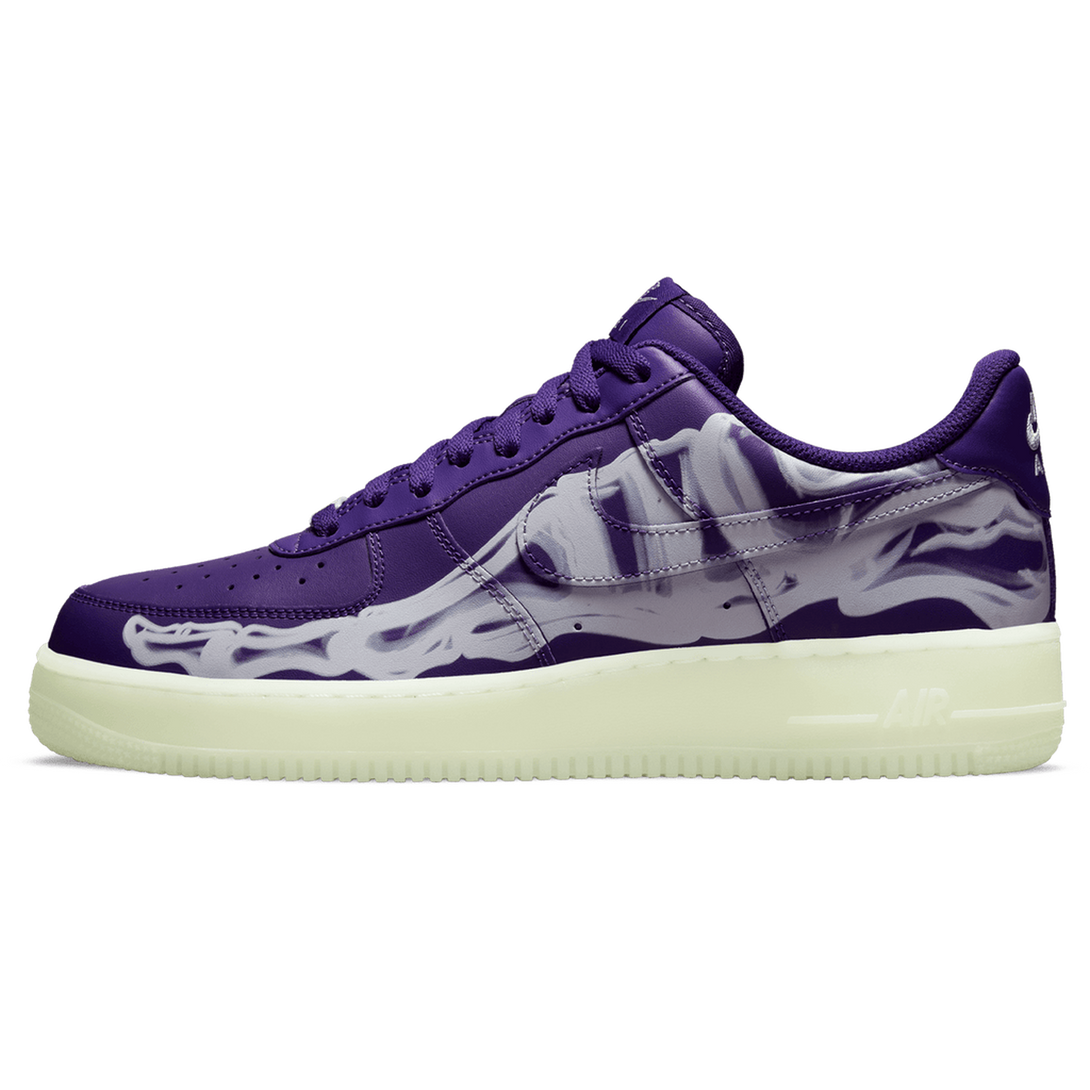 Nike Air Force 1 Low 'Purple Skeleton'- Streetwear Fashion - evapacs.com