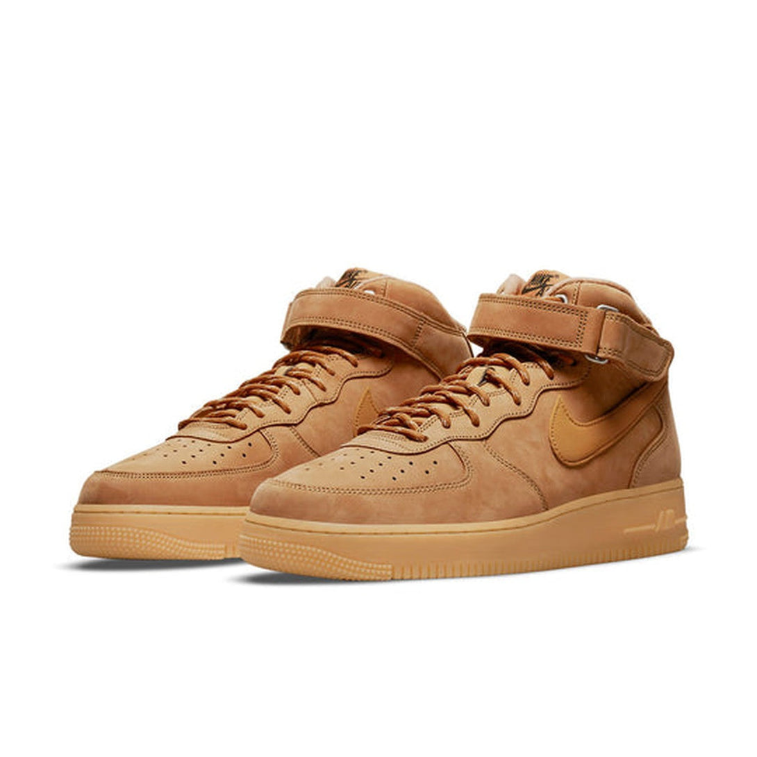 Nike Air Force 1 Mid '07 'Flax'- Streetwear Fashion - evapacs.com