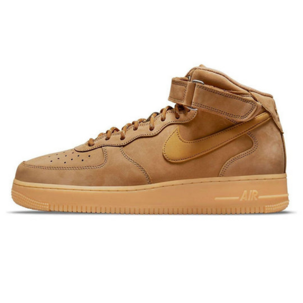 Nike Air Force 1 Mid '07 'Flax'- Streetwear Fashion - evapacs.com