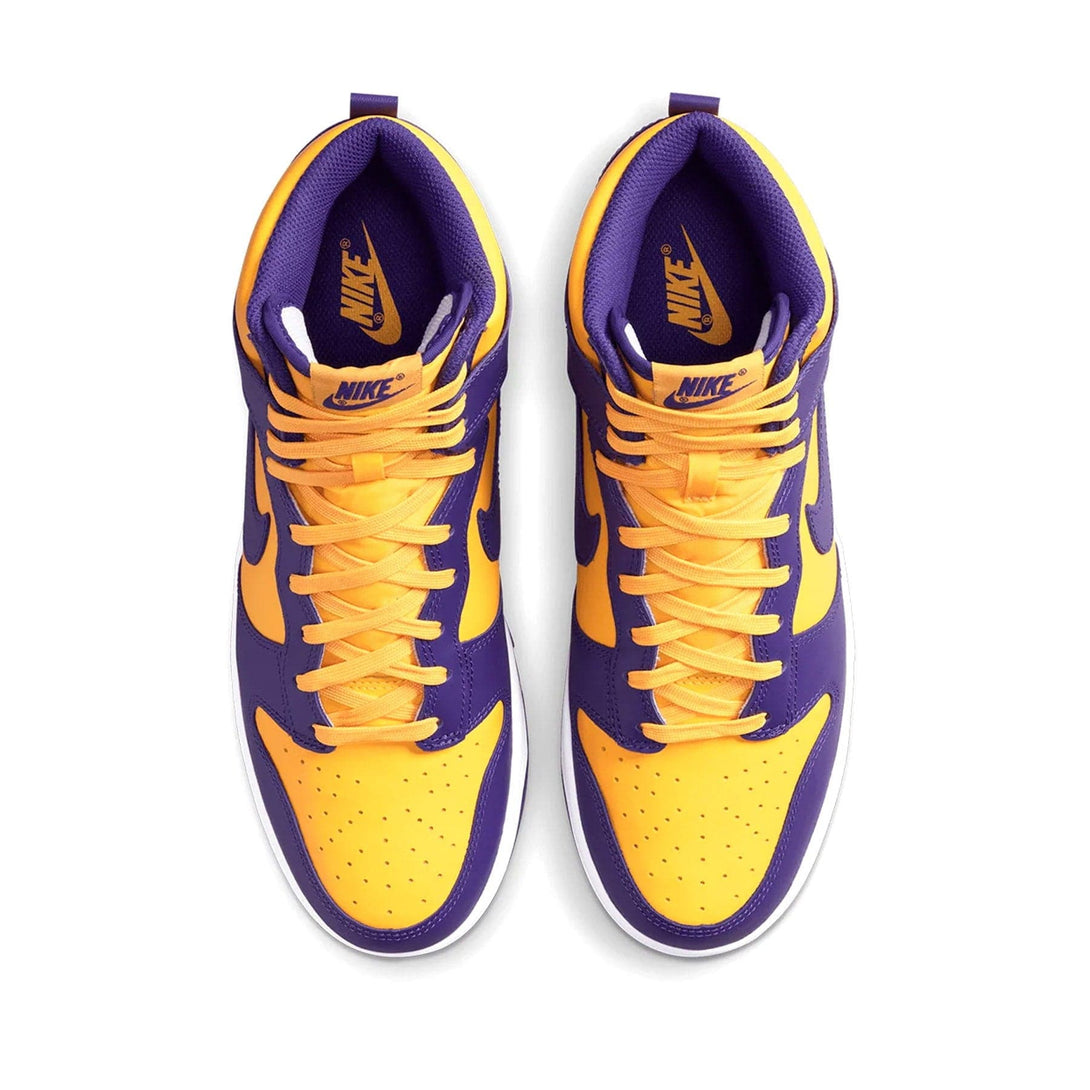 Nike Dunk High 'Lakers'- Streetwear Fashion - evapacs.com