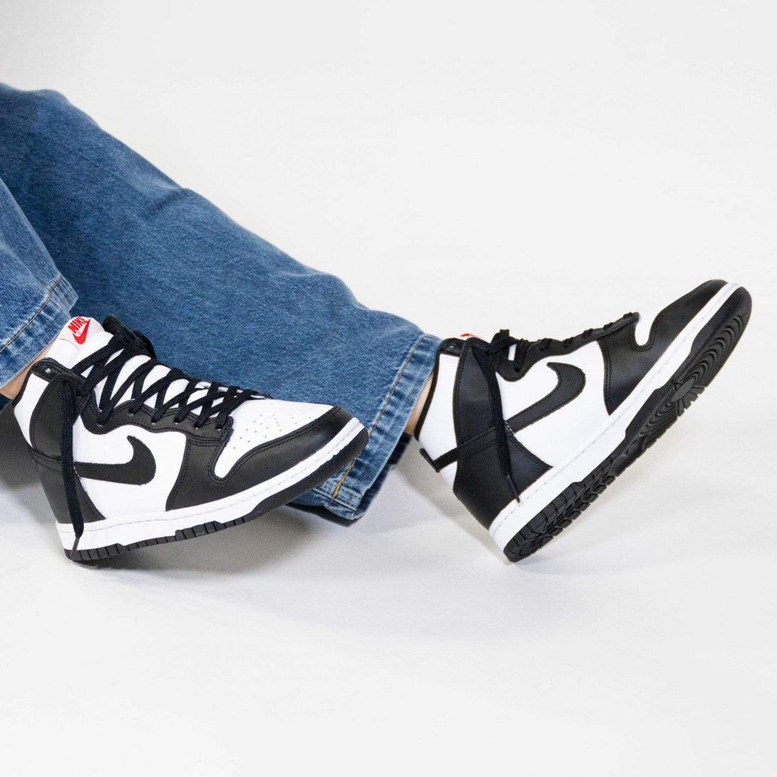 Nike Dunk High Wmns 'Black White'- Streetwear Fashion - evapacs.com