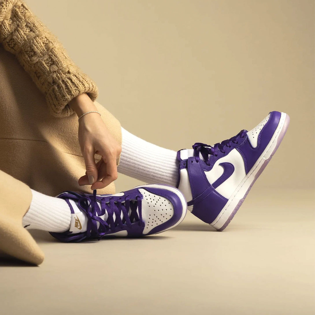 Nike Dunk High Wmns 'Varsity Purple'- Streetwear Fashion - evapacs.com