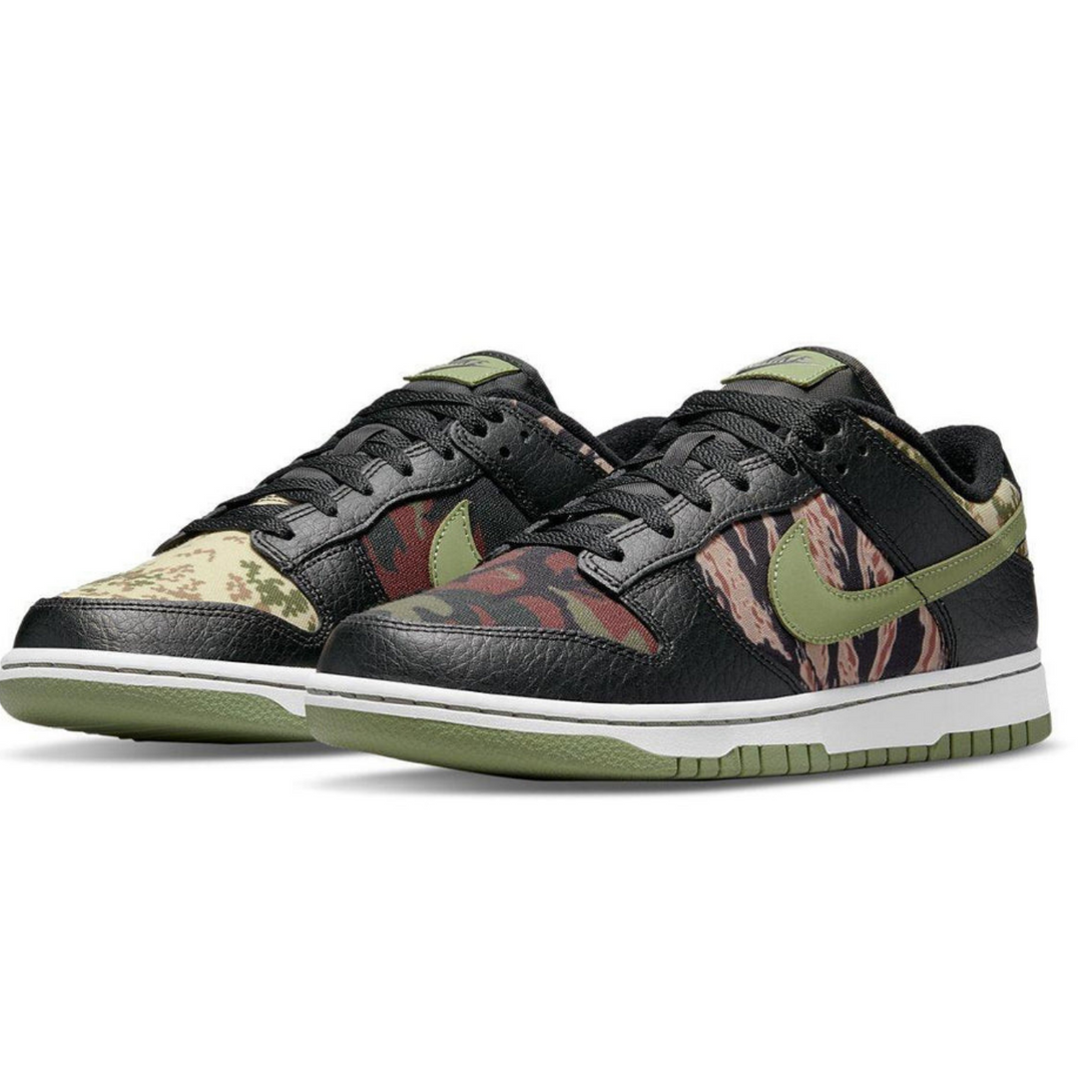 Nike Dunk Low Crazy Camo- Streetwear Fashion - evapacs.com