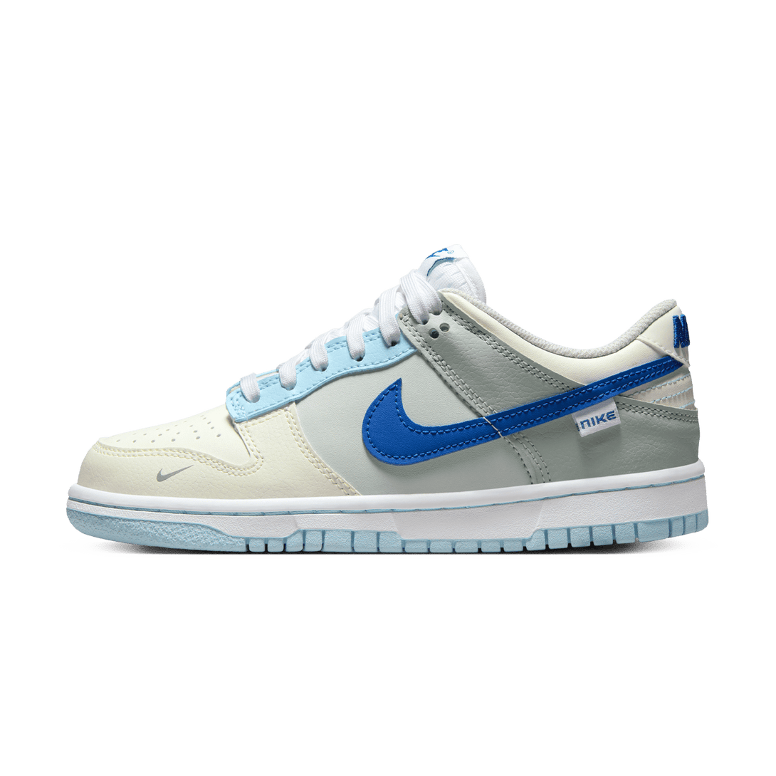 Nike Dunk Low GS 'Just Stitch It - Hyper Royal'- Streetwear Fashion - evapacs.com