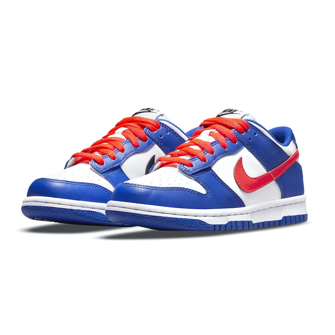 Nike Dunk Low GS 'Mismatched Swoosh'- Streetwear Fashion - evapacs.com