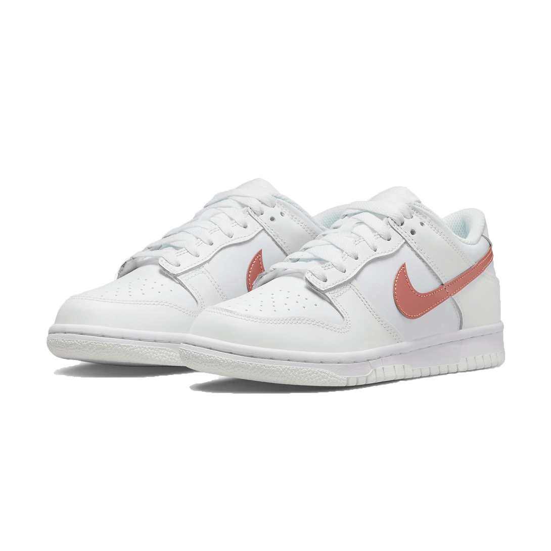 Nike Dunk Low GS 'White Metallic Red Bronze'- Streetwear Fashion - evapacs.com