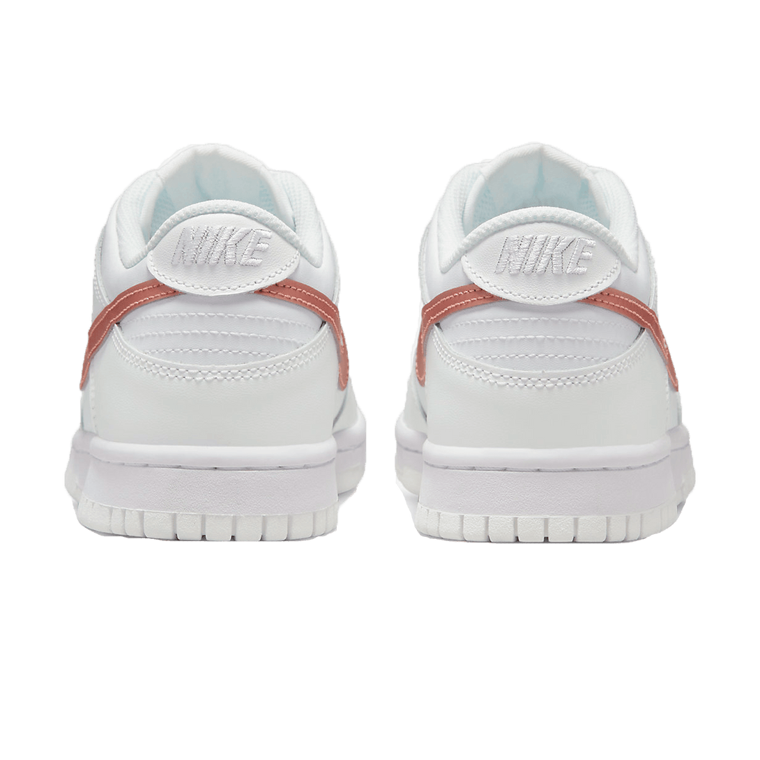 Nike Dunk Low GS 'White Metallic Red Bronze'- Streetwear Fashion - evapacs.com