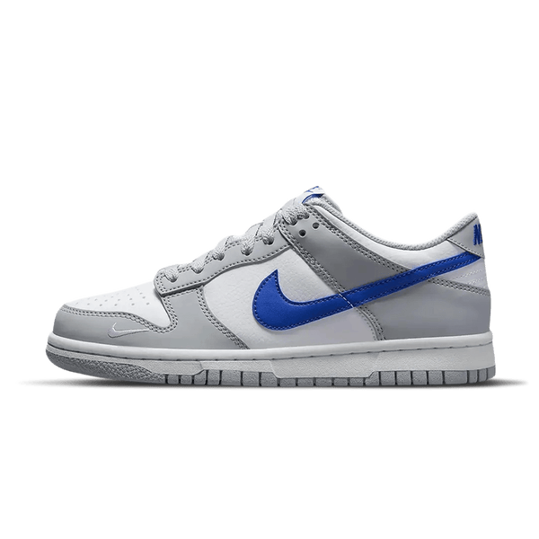 Nike Dunk Low GS 'Wolf Grey Royal'- Streetwear Fashion - evapacs.com