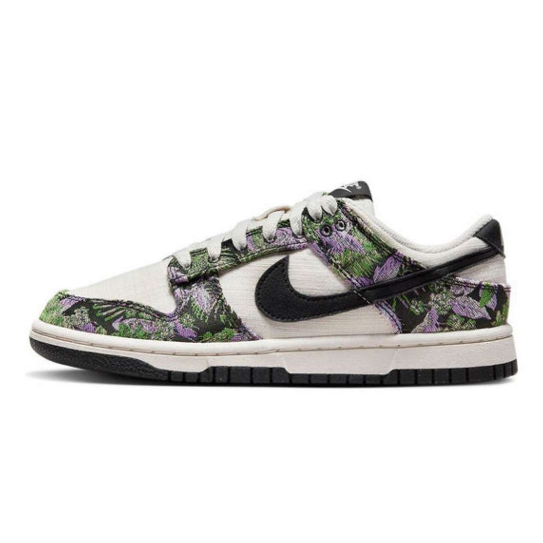 Nike Dunk Low Next Nature 'Floral Tapestry'- Streetwear Fashion - evapacs.com