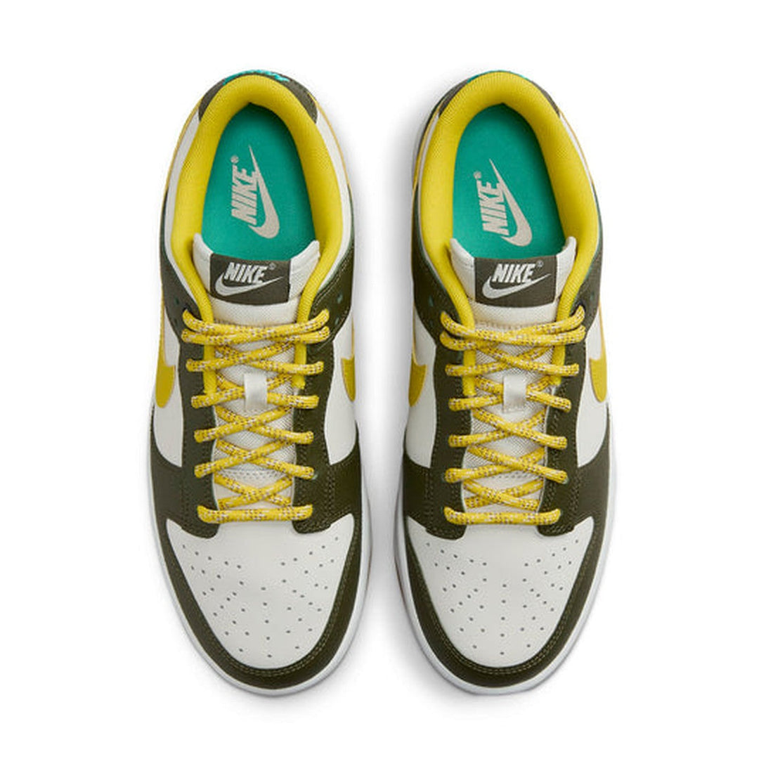 Nike Dunk Low Retro PRM 'Cargo Khaki Vivid Sulfur'- Streetwear Fashion - evapacs.com