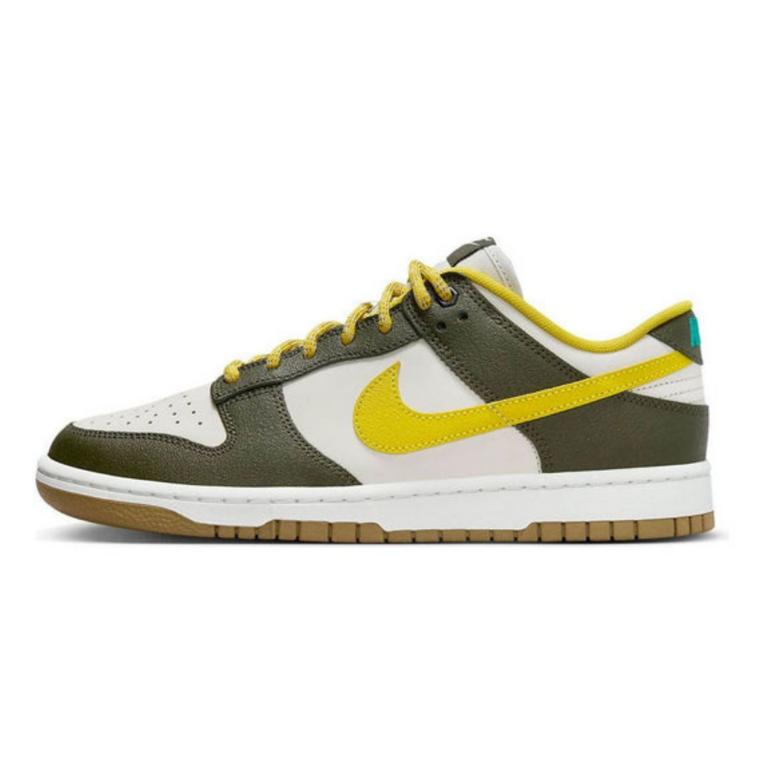 Nike Dunk Low Retro PRM 'Cargo Khaki Vivid Sulfur'- Streetwear Fashion - evapacs.com