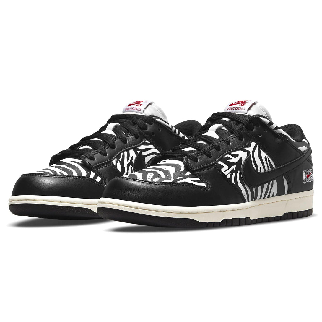 Nike Dunk Low SB x Quartersnacks 'Little Debbie's Zebra Cakes'- Streetwear Fashion - evapacs.com