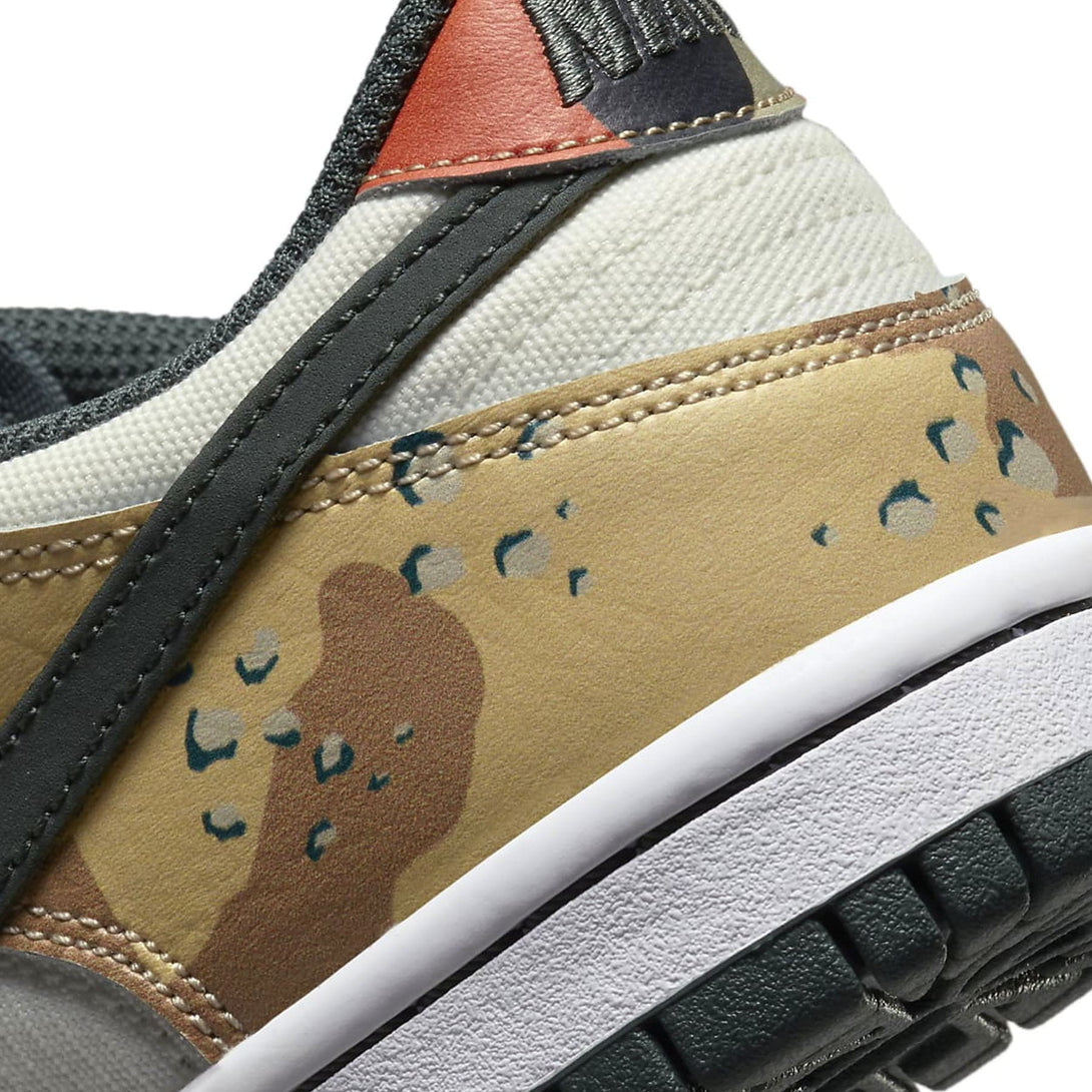 Nike Dunk Low SE GS 'Sail Multi-Camo'- Streetwear Fashion - evapacs.com