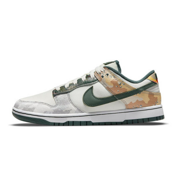 Nike Dunk Low SE 'Sail Multi-Camo'- Streetwear Fashion - evapacs.com