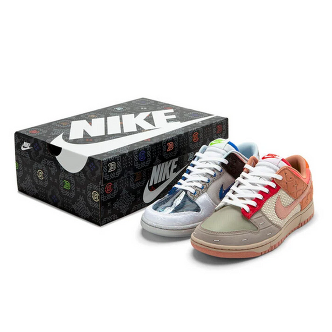 Nike Dunk Low SP 'What The CLOT'- Streetwear Fashion - evapacs.com