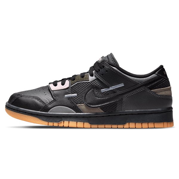 Nike Dunk Low Scrap 'Black'- Streetwear Fashion - evapacs.com