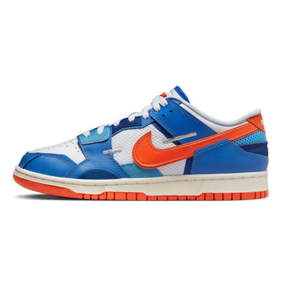 Nike Dunk Low Scrap 'Knicks'- Streetwear Fashion - evapacs.com