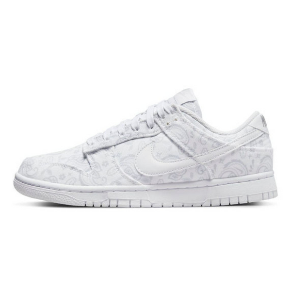 Nike Dunk Low 'White Paisley'- Streetwear Fashion - evapacs.com