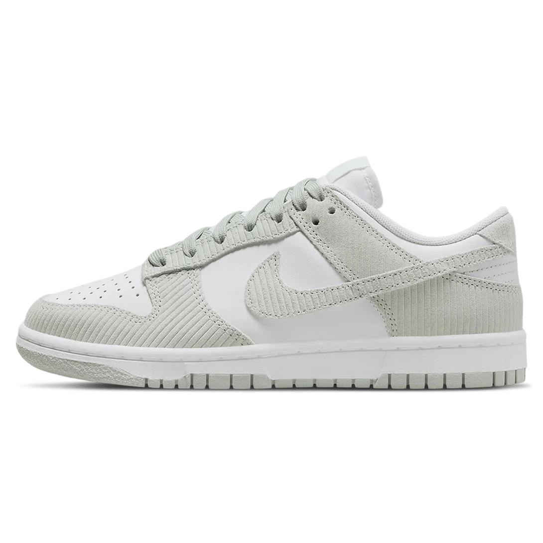 Nike Dunk Low Wmns 'Light Silver Corduroy'- Streetwear Fashion - evapacs.com