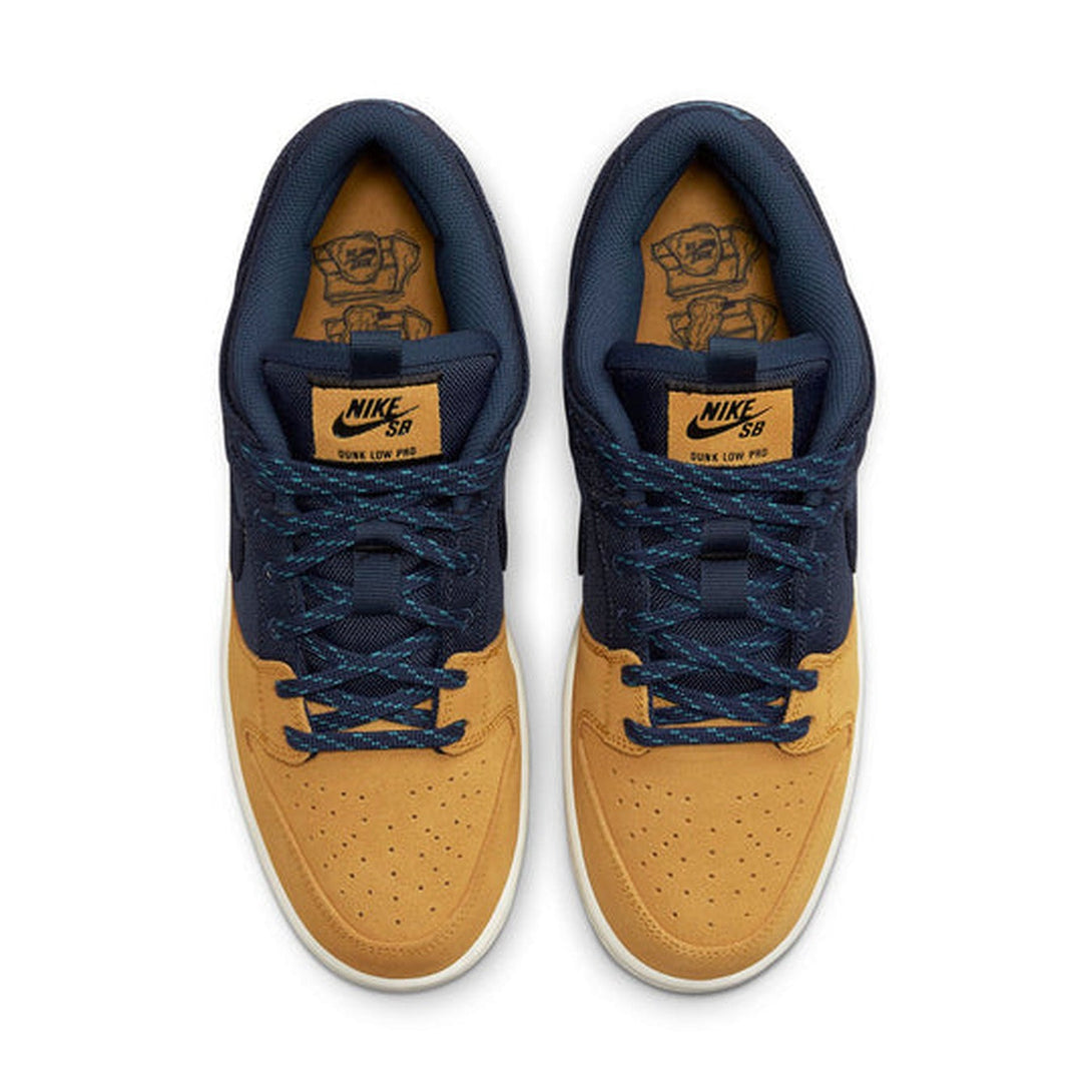 Nike SB Dunk Low Pro 'Midnight Navy Desert Ochre'- Streetwear Fashion - evapacs.com