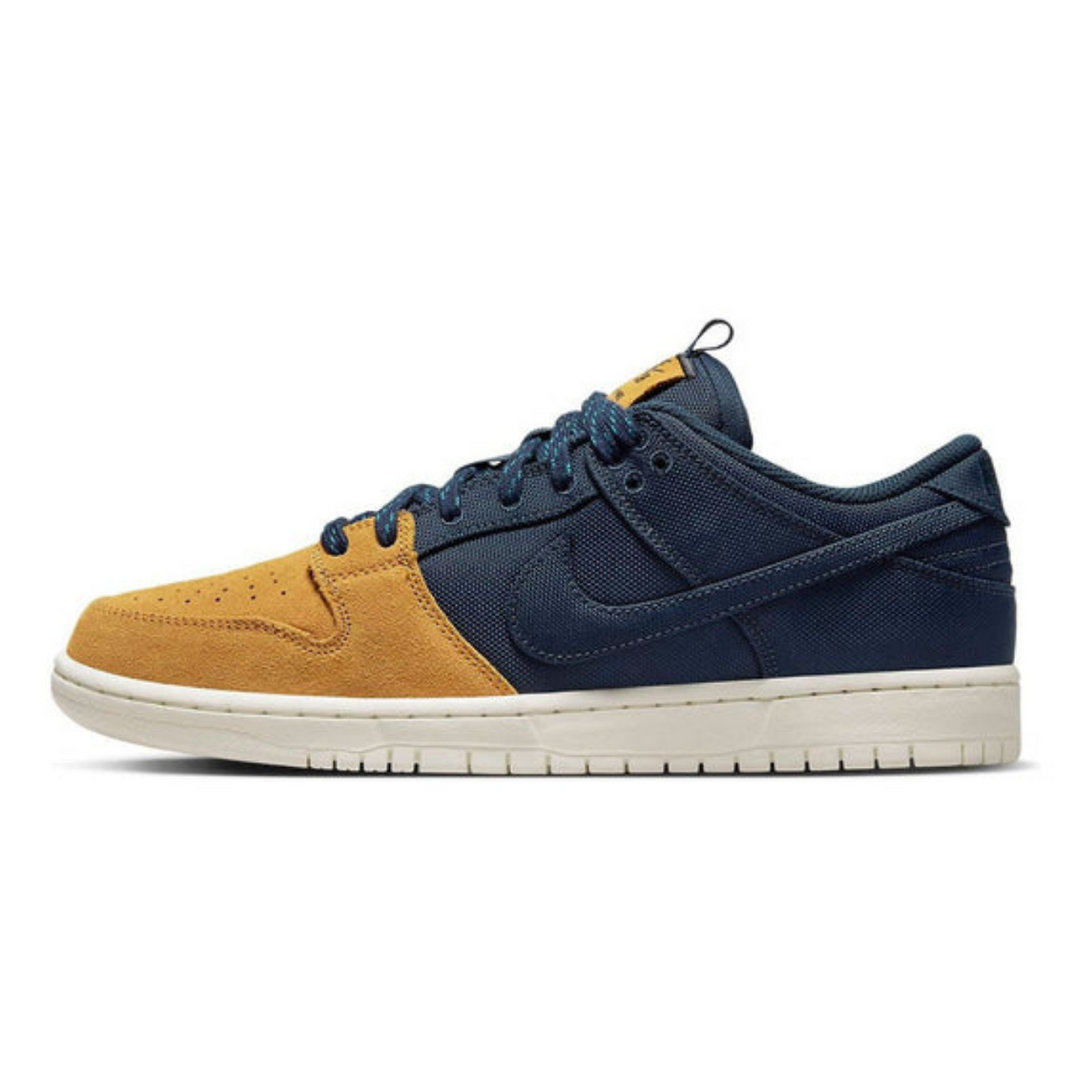 Nike SB Dunk Low Pro 'Midnight Navy Desert Ochre'- Streetwear Fashion - evapacs.com