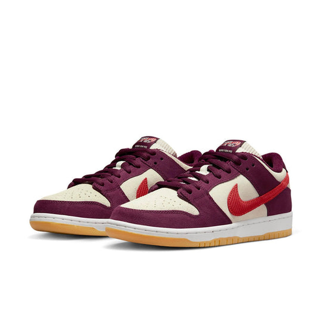 Nike SB Dunk Low 'Summit White Barely Rose University Red'- Streetwear Fashion - evapacs.com