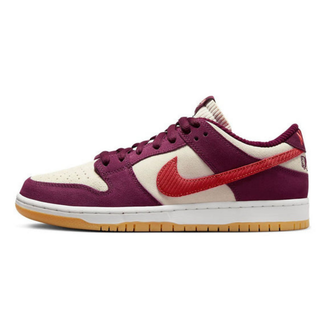 Nike SB Dunk Low 'Summit White Barely Rose University Red'- Streetwear Fashion - evapacs.com