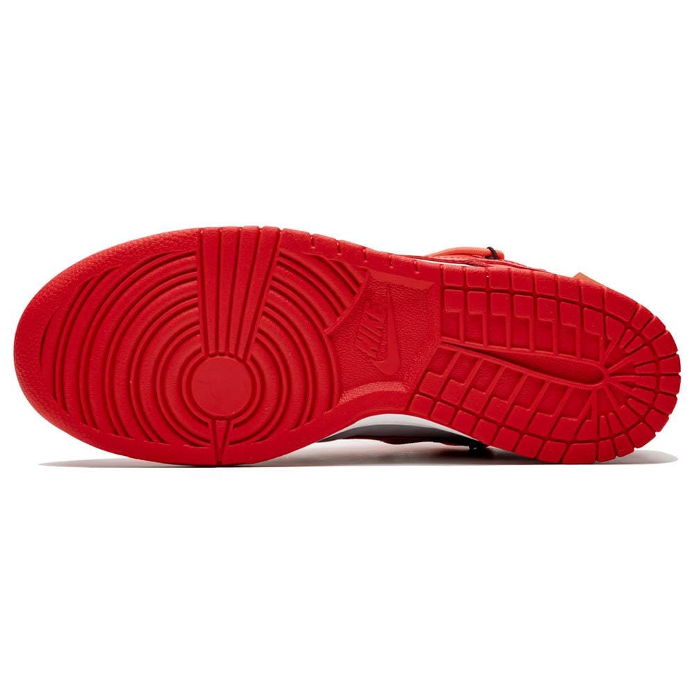 OFF-WHITE x Nike Dunk Low 'University Red'- Streetwear Fashion - evapacs.com