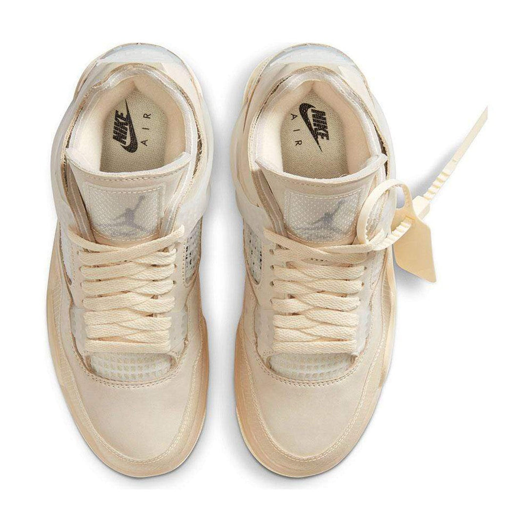OFF-WHITE x Wmns Air Jordan 4 SP 'Sail'- Streetwear Fashion - evapacs.com