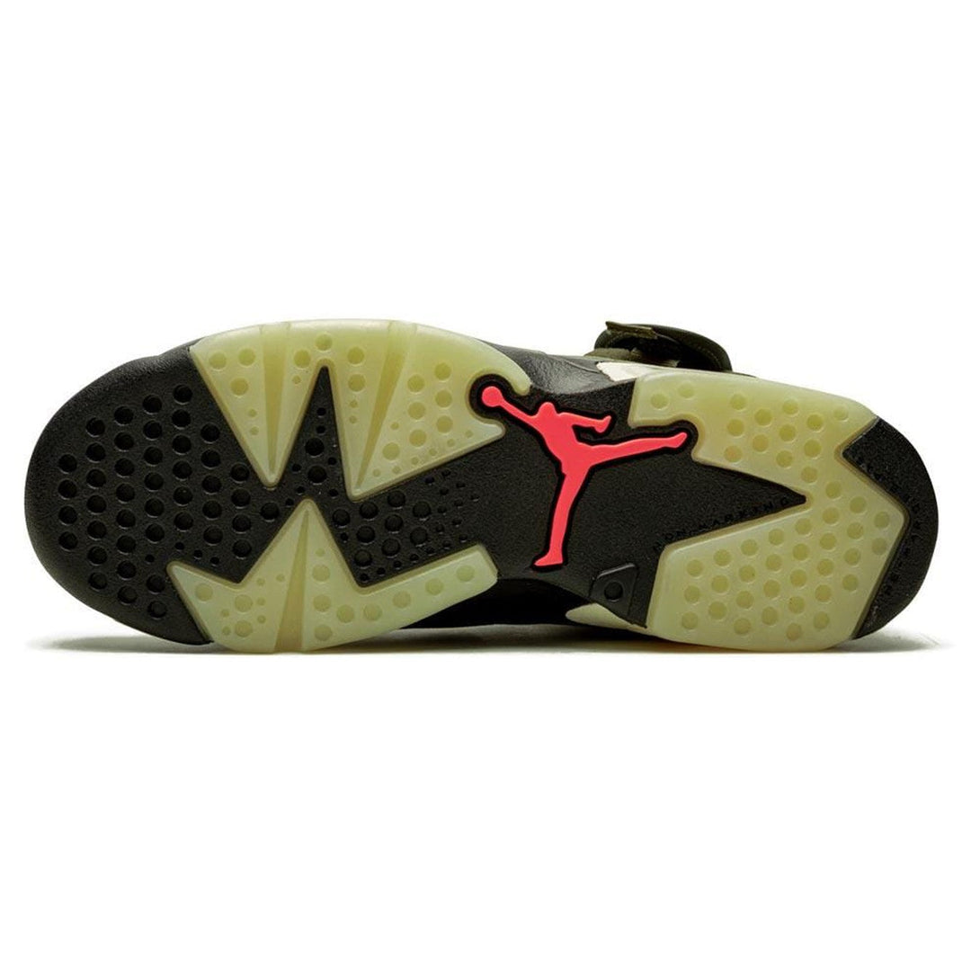 Travis Scott x Air Jordan 6 Retro GS 'Olive'- Streetwear Fashion - evapacs.com