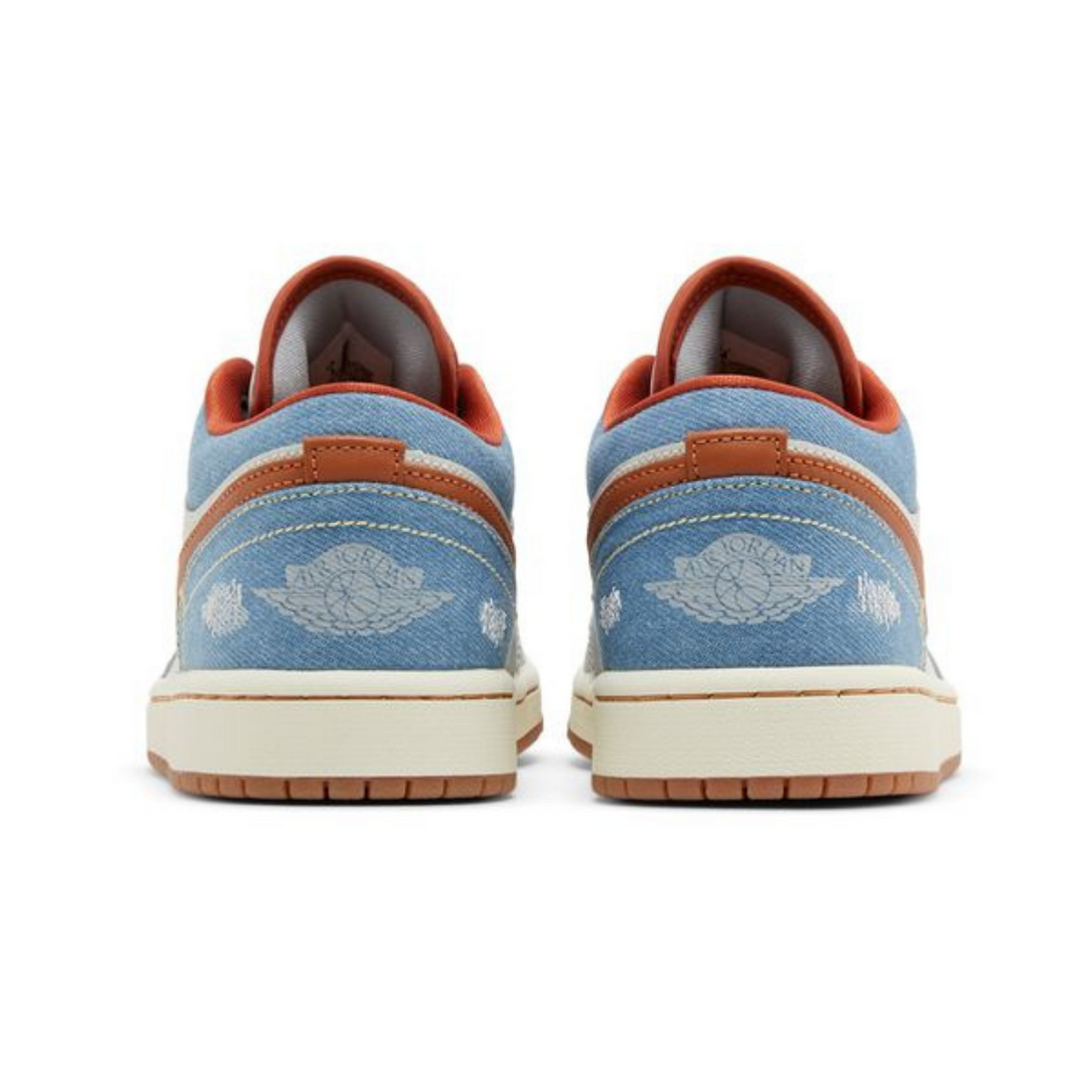 Wmns Air Jordan 1 Low 'Phantom Denim'- Streetwear Fashion - evapacs.com