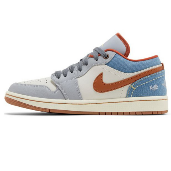 Wmns Air Jordan 1 Low 'Phantom Denim'- Streetwear Fashion - evapacs.com