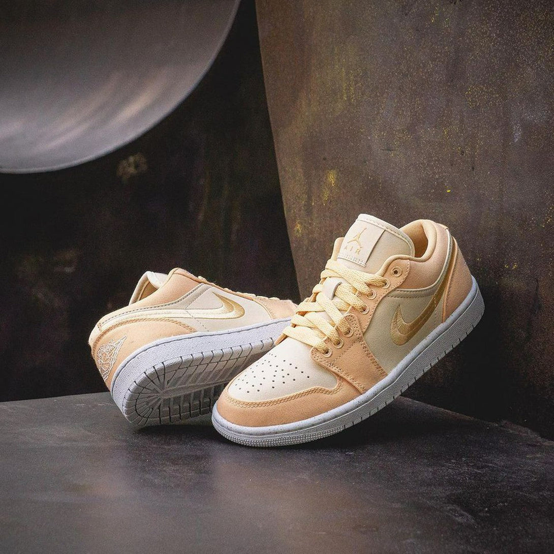 Wmns Air Jordan 1 Low SE Celestial Gold- Streetwear Fashion - evapacs.com